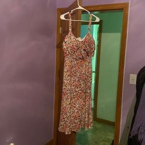A floral summer dress
